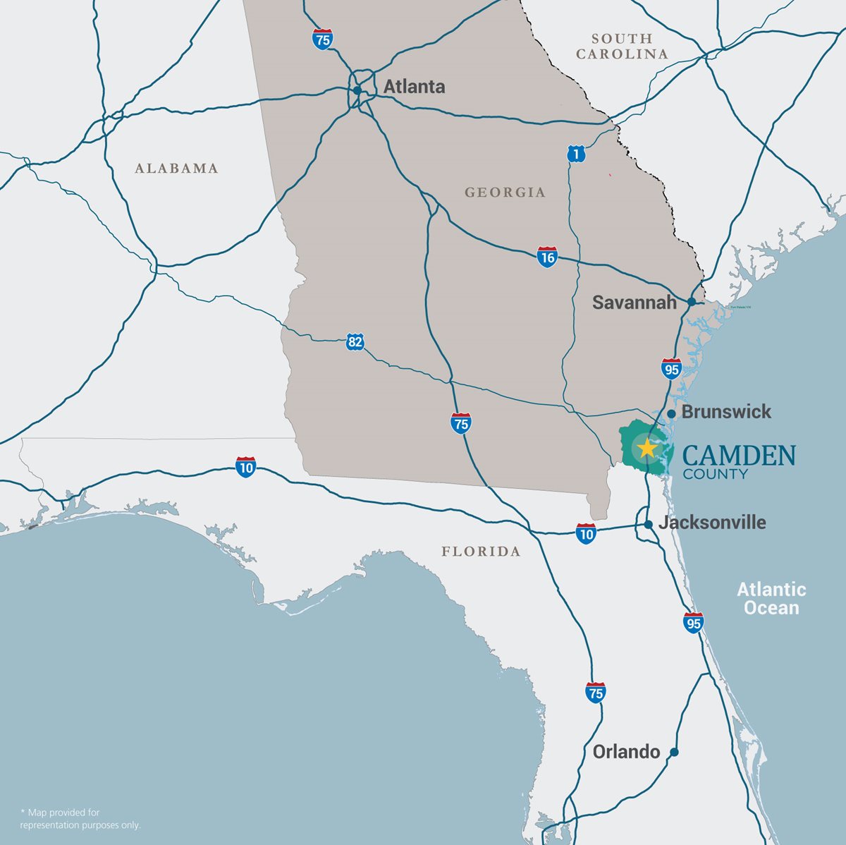 Camden County Workforce Map